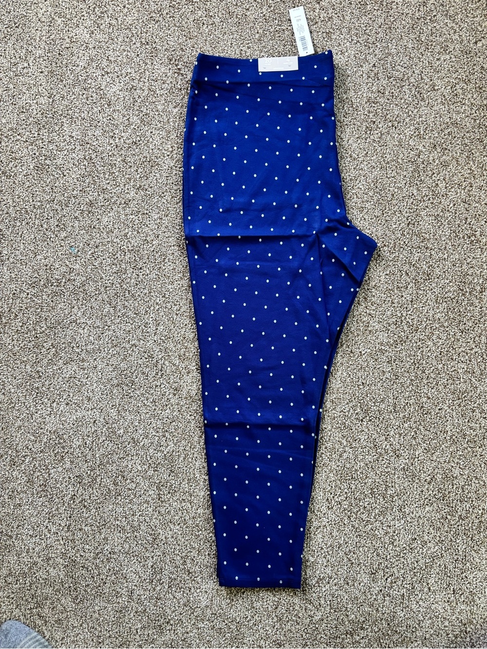 *NEW* Chico’s Ponte Foiled Dot Legging Basic - Color Navy - Size 20